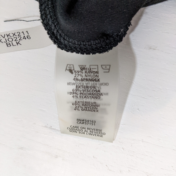 CALVIN KLEIN XS WOMEN'S PANTS LEGGINGS GUC BLACK. - Picture 3 of 6